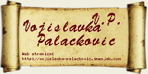 Vojislavka Palačković vizit kartica